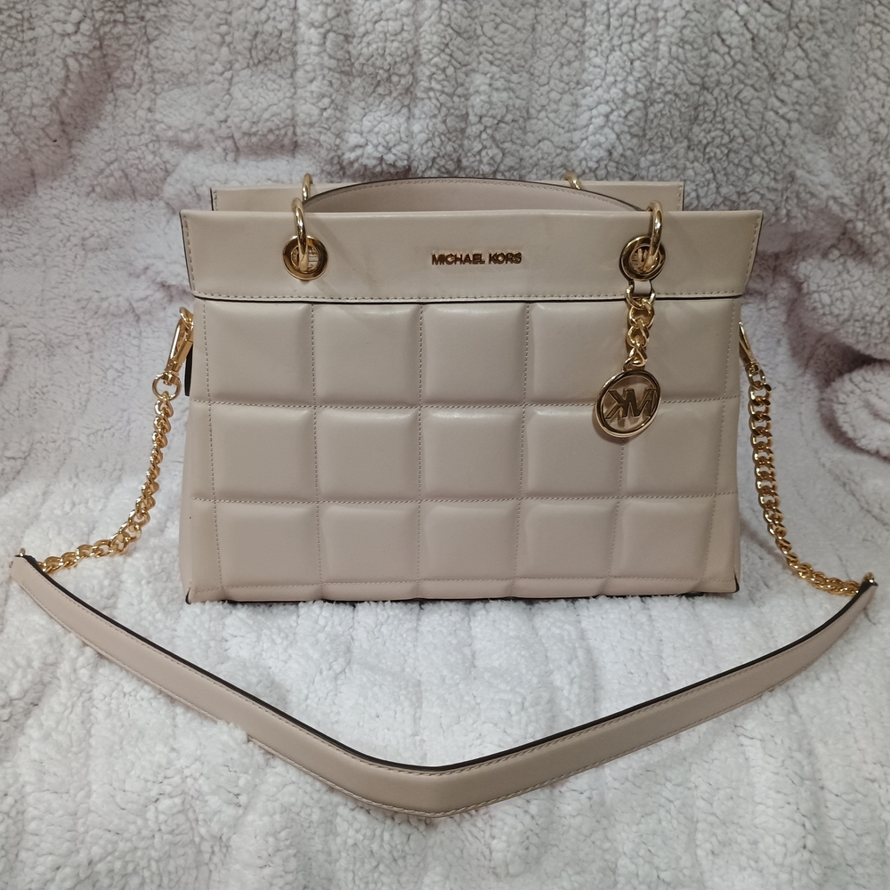 Michael Kors Cream Quilted Women's Bag NWT
